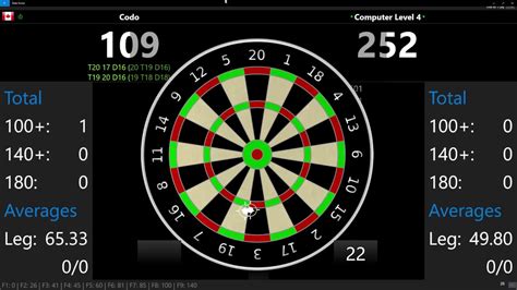 darts scorebord op pc.